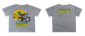North Dakota Bison Original Dripping Football Helmet T-Shirt by Vive La Fete - Vive La Fête - Online Apparel Store