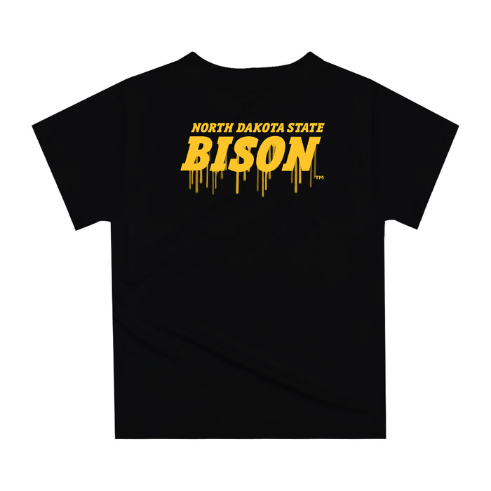North Dakota Bison Original Dripping Football Helmet T-Shirt by Vive La Fete - Vive La Fête - Online Apparel Store