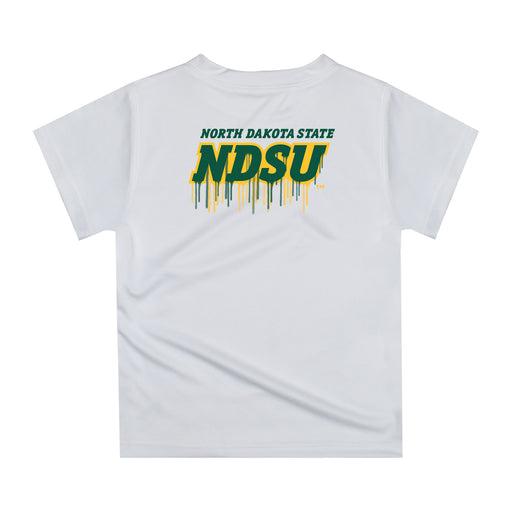 North Dakota Bison Original Dripping Baseball Helmet Yellow T-Shirt by Vive La Fete - Vive La Fête - Online Apparel Store