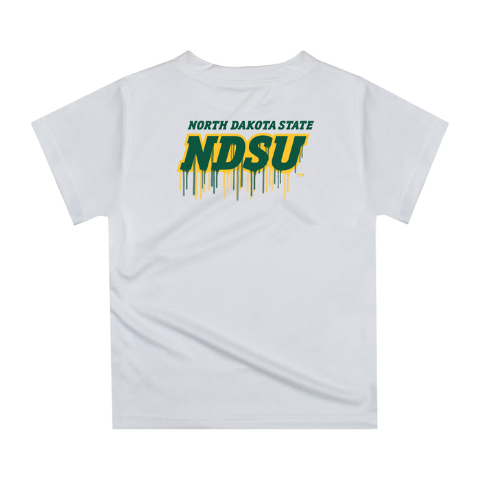 North Dakota Bison Original Dripping Soccer Yellow T-Shirt by Vive La Fete - Vive La Fête - Online Apparel Store