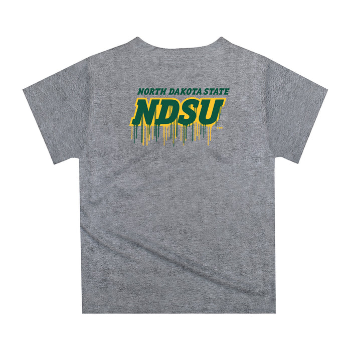 North Dakota Bison Original Dripping Soccer Yellow T-Shirt by Vive La Fete - Vive La Fête - Online Apparel Store