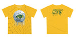 North Dakota Bison Original Dripping Soccer Yellow T-Shirt by Vive La Fete - Vive La Fête - Online Apparel Store