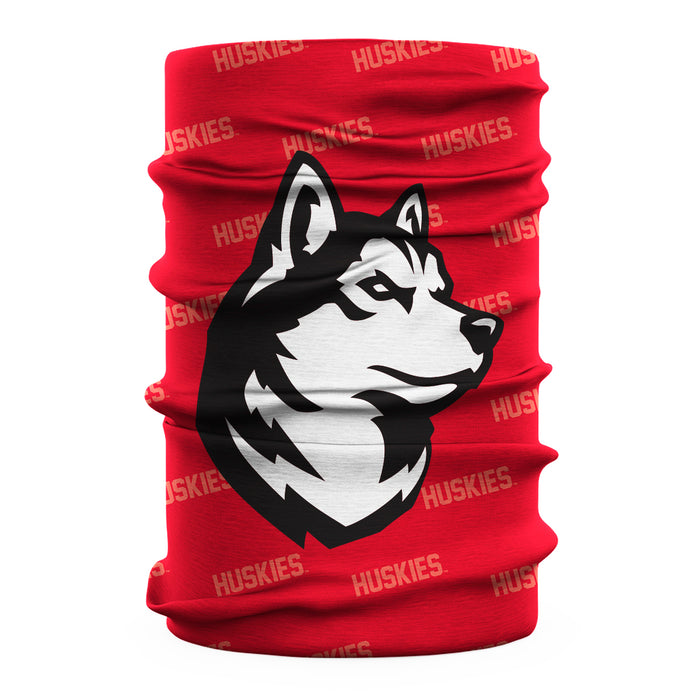 Northeastern University Huskies Vive La Fete All Over Logo Game Day Collegiate Face Cover Soft 4 Way Stretch Neck Gaiter - Vive La Fête - Online Apparel Store