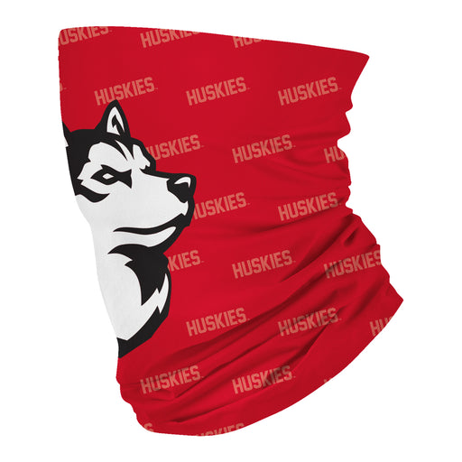 Northeastern University Huskies Vive La Fete All Over Logo Game Day Collegiate Face Cover Soft 4 Way Stretch Neck Gaiter - Vive La Fête - Online Apparel Store