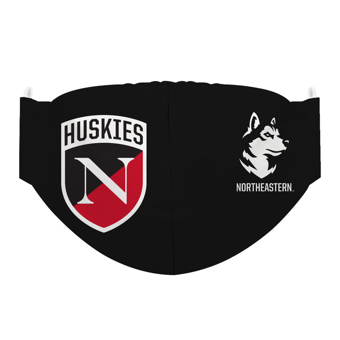Northeastern University Huskies 3 Ply Face Mask 3 Pack Game Day Collegiate Unisex Face Covers Reusable Washable - Vive La Fête - Online Apparel Store