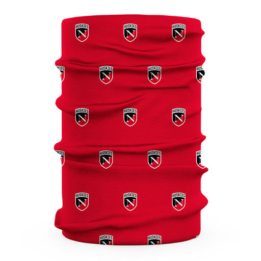 Northeastern University Huskies All Over Logo Game Day Collegiate Face Cover Soft 4-Way Stretch Two Ply Neck Gaiter - Vive La Fête - Online Apparel Store