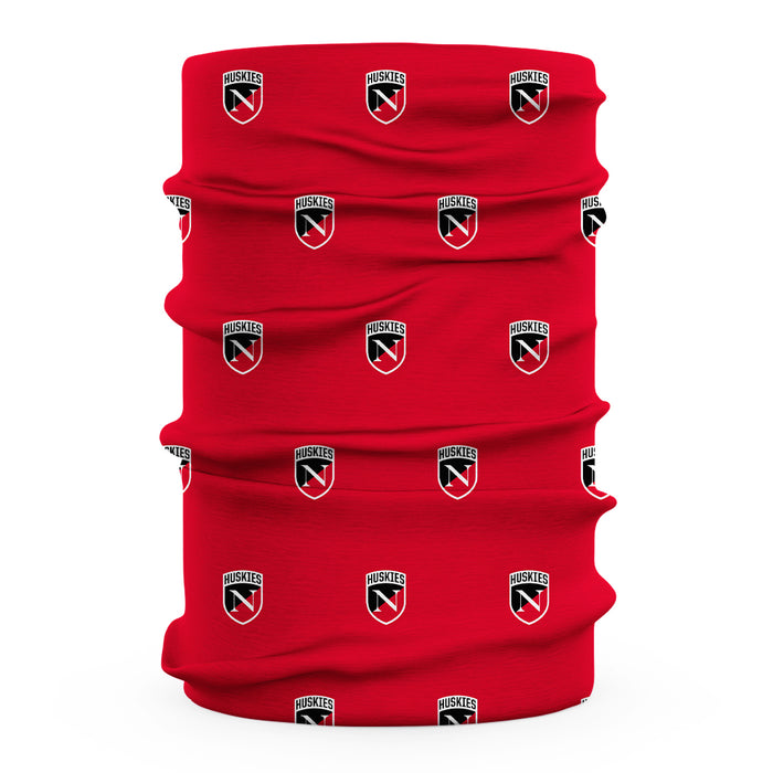 Northeastern University Huskies All Over Logo Game Day Collegiate Face Cover Soft 4-Way Stretch Two Ply Neck Gaiter - Vive La Fête - Online Apparel Store