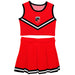 Northeastern Huskies Vive La Fete Game Day Red Sleeveless Cheerleader Set