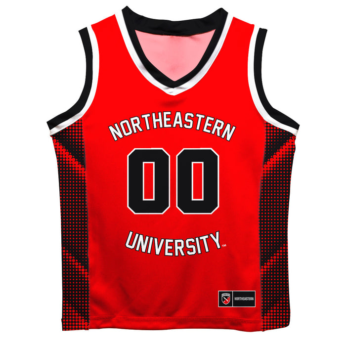 Northeastern University Huskies Vive La Fete Game Day Red Boys Fashion Basketball Top