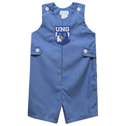 North Georgia Nighthawks Embroidered Royal Gingham Boys Jon Jon