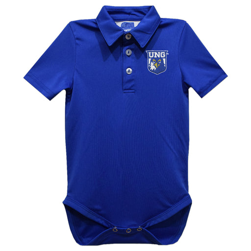 North Georgia Nighthawks Embroidered Royal Solid Knit Boys Polo Bodysuit