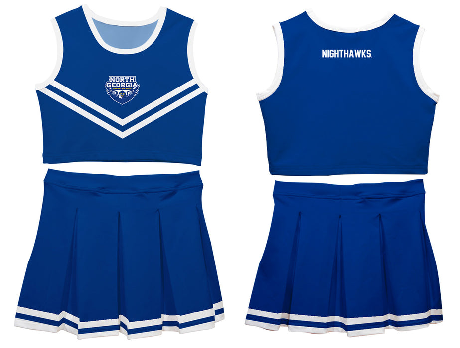 North Georgia Nighthawks Vive La Fete Game Day Blue Sleeveless Cheerleader Set - Vive La Fête - Online Apparel Store
