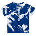 North Georgia Nighthawks Vive La Fete Boys Game Day Blue Short Sleeve Tee Paint Brush - Vive La Fête - Online Apparel Store