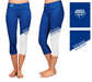 UNG Nighthawks Vive La Fete Game Day Collegiate Leg Color Block Women Blue White Capri Leggings - Vive La Fête - Online Apparel Store
