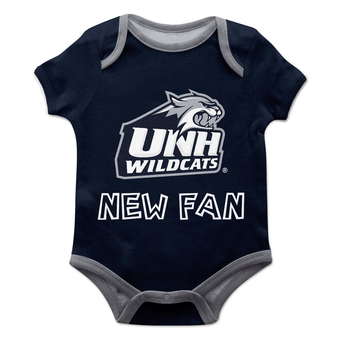 New Hampshire Wildcats UNH Vive La Fete Infant Game Day Navy Short Sleeve Onesie New Fan Mascot Bodysuit - Vive La Fête - Online Apparel Store