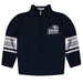 New Hampshire Wildcats UNH Vive La Fete Game Day Navy Quarter Zip Pullover Stripes on Sleeves - Vive La Fête - Online Apparel Store