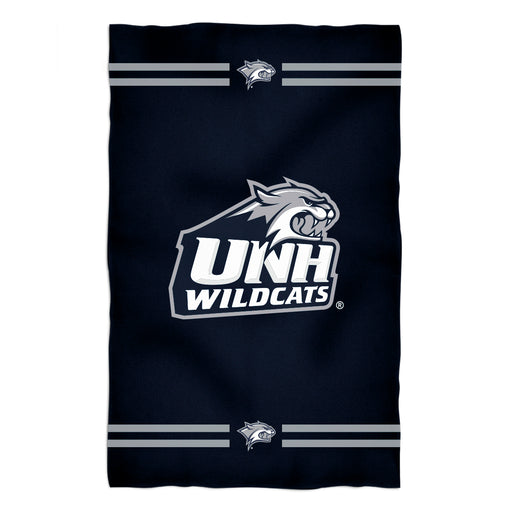 New Hampshire Wildcats UNH Vive La Fete Game Day Absorvent Premium Navy Beach Bath Towel 51 x 32" Logo and Stripes" - Vive La Fête - Online Apparel Store