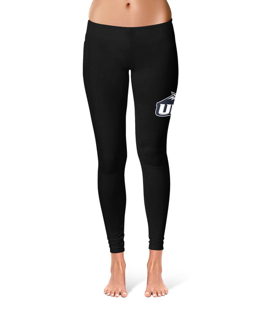 New Hampshire Wildcats UNH Game Day Collegiate Large Logo on Thigh Women Black Yoga Leggings 2.5 Waist Tights" - Vive La Fête - Online Apparel Store
