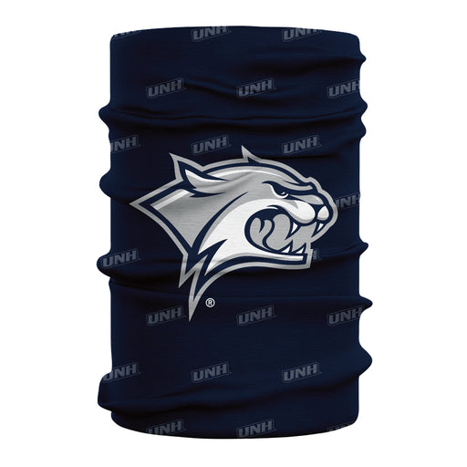 New Hampshire Wildcats UNH Vive La Fete All Over Logo Game Day  Collegiate Face Cover Soft 4-Way Stretch Neck Gaiter - Vive La Fête - Online Apparel Store