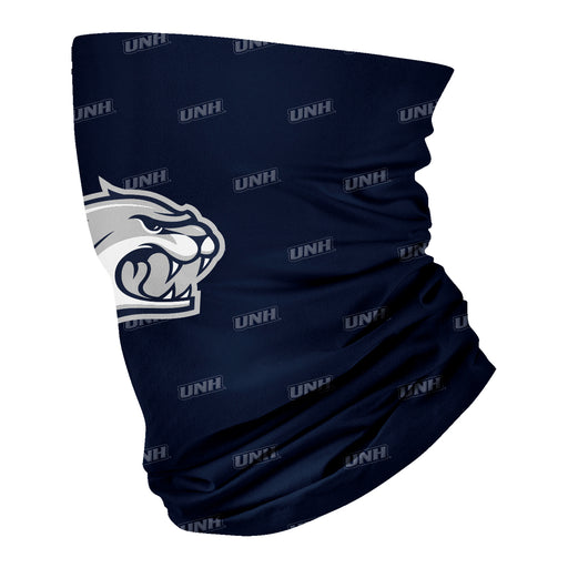 New Hampshire Wildcats UNH Vive La Fete All Over Logo Game Day  Collegiate Face Cover Soft 4-Way Stretch Neck Gaiter - Vive La Fête - Online Apparel Store