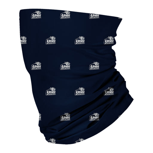 New Hampshire Wildcats UNH All Over Logo Game Day Collegiate Face Cover Soft 4-Way Stretch Two Ply Neck Gaiter - Vive La Fête - Online Apparel Store