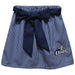 New Hampshire Wildcats UNH Embroidered Navy Gingham Skirt with Sash