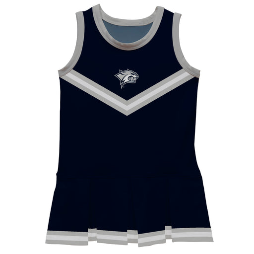 New Hampshire Wildcats Vive La Fete Game Day Blue Sleeveless Cheerleader Dress