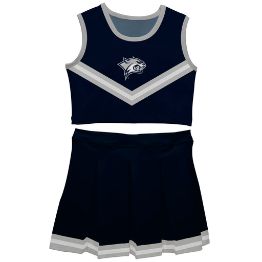 New Hampshire Wildcats Vive La Fete Game Day Blue Sleeveless Cheerleader Set