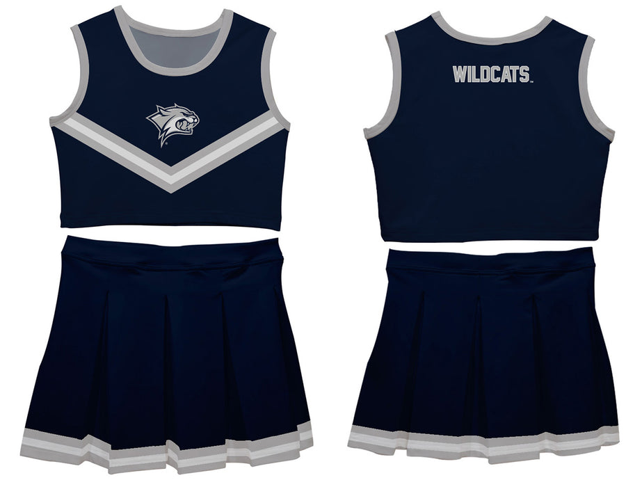 New Hampshire Wildcats Vive La Fete Game Day Blue Sleeveless Cheerleader Set - Vive La Fête - Online Apparel Store