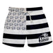 New Hampshire Wildcats UNH Vive La Fete Game Day Blue White Gray Flag Swimtrunks V1