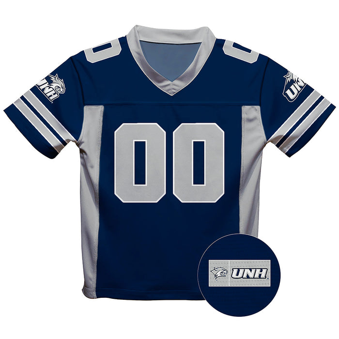 University of New Hampshire Wildcats UNH Vive La Fete Game Day Blue Boys Fashion Football T-Shirt - Vive La Fête - Online Apparel Store