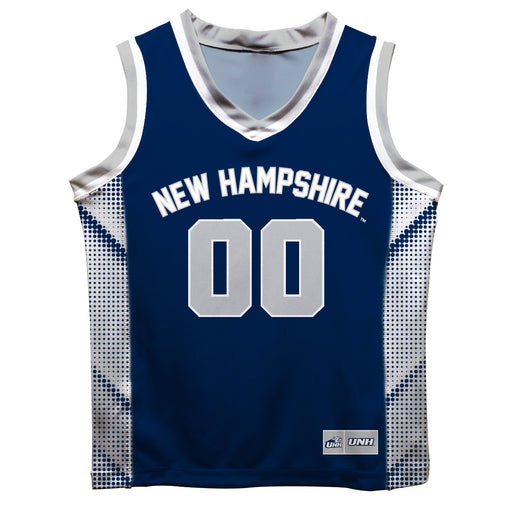 University of New Hampshire Wildcats UNH Vive La Fete Game Day Blue Boys Fashion Basketball Top