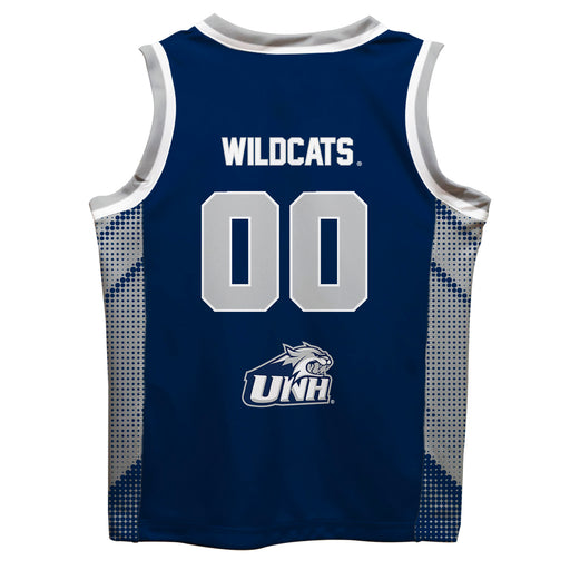 University of New Hampshire Wildcats UNH Vive La Fete Game Day Blue Boys Fashion Basketball Top - Vive La Fête - Online Apparel Store