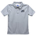 University of New Hampshire Wildcats UNH Embroidered Gray Short Sleeve Polo Box Shirt