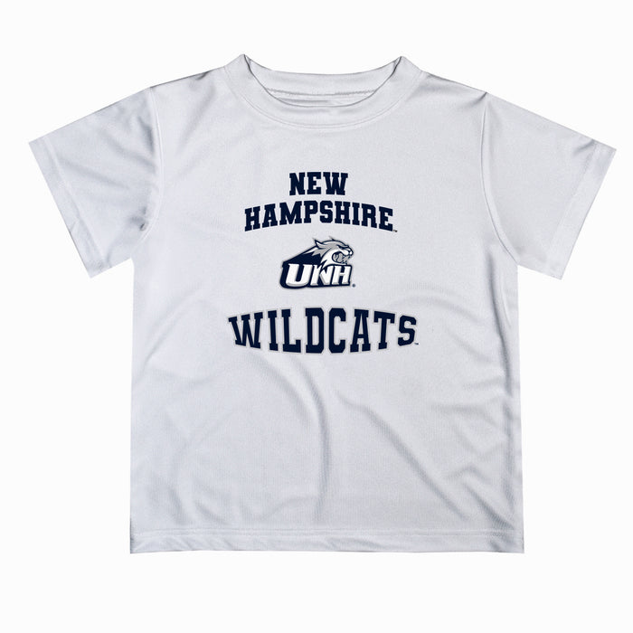 New Hampshire Wildcats UNH Vive La Fete Boys Game Day V3 White Short Sleeve Tee Shirt