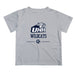 New Hampshire Wildcats UNH Vive La Fete Soccer V1 Gray Short Sleeve Tee Shirt