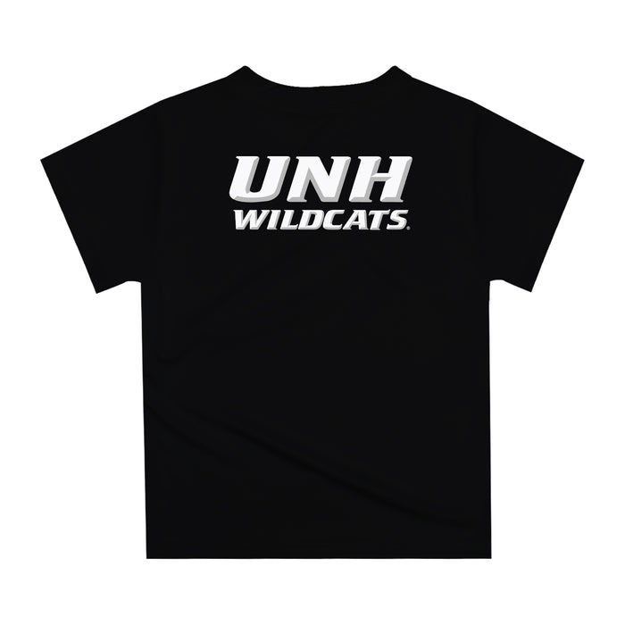 New Hampshire Wildcats UNH Original Dripping Football Helmet Blue T-Shirt by Vive La Fete - Vive La Fête - Online Apparel Store