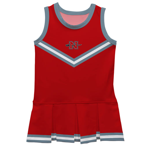 Nicholls State Colonels Vive La Fete Game Day Red Sleeveless Cheerleader Dress