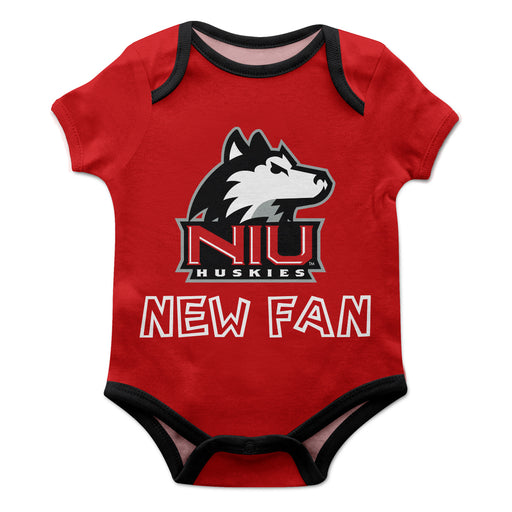 Northern Illinois Huskies Vive La Fete  Infant Game Day Red Short Sleeve Onesie New Fan Logo and Mascot Bodysuit - Vive La Fête - Online Apparel Store