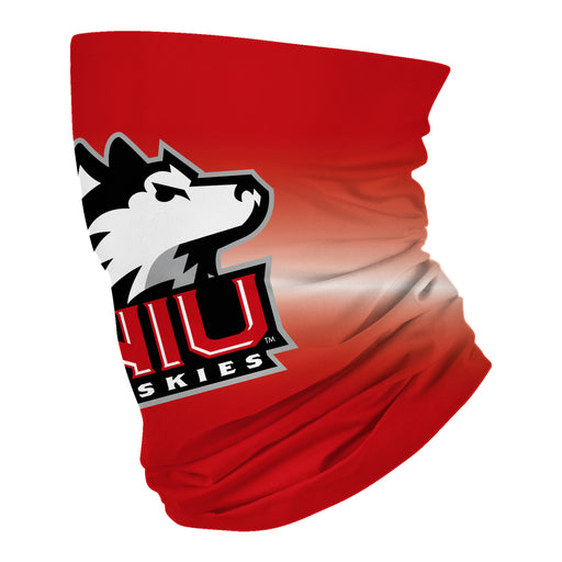 Northern Illinois Huskies Neck Gaiter Degrade Red and White - Vive La Fête - Online Apparel Store