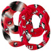 Northern Illinois Huskies Vive La Fete All Over Logo Collegiate Women Set of 2 Light Weight Ultra Soft Infinity Scarfs