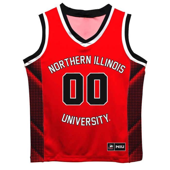 Northern Illinois Huskies Vive La Fete Game Day Red Boys Fashion Basketball Top
