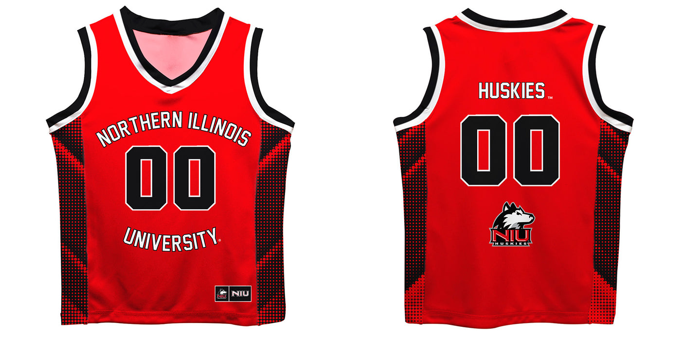Northern Illinois Huskies Vive La Fete Game Day Red Boys Fashion Basketball Top - Vive La Fête - Online Apparel Store