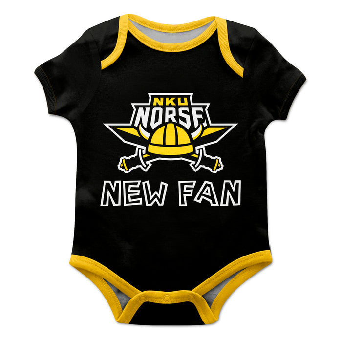 Northern Kentucky Norse Vive La Fete Infant Game Day Black Short Sleeve Onesie New Fan Logo Bodysuit - Vive La Fête - Online Apparel Store