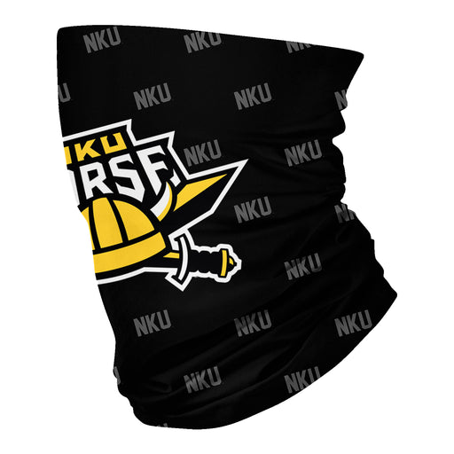 Northern Kentucky Norse Neck Gaiter Black All Over Logo - Vive La Fête - Online Apparel Store