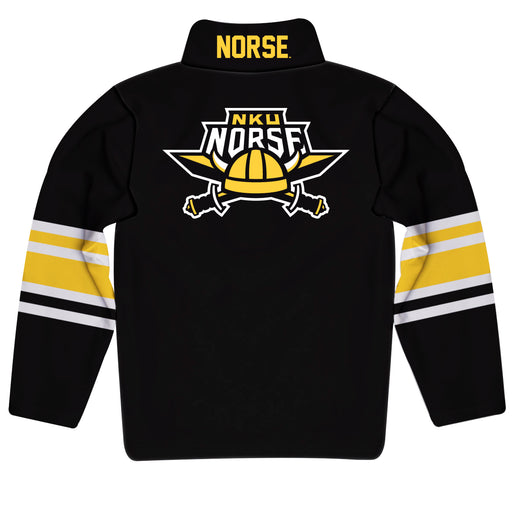 Northern Kentucky Norse Vive La Fete Game Day Black Quarter Zip Pullover Stripes on Sleeves - Vive La Fête - Online Apparel Store