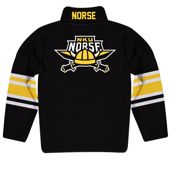 Northern Kentucky Norse Vive La Fete Game Day Black Quarter Zip Pullover Stripes on Sleeves - Vive La Fête - Online Apparel Store