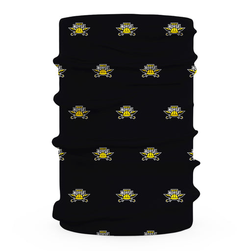 Northern Kentucky Norse Vive La Fete All Over Logo Game Day Collegiate Face Cover Soft 4-Way Stretch Two Ply Neck Gaiter - Vive La Fête - Online Apparel Store