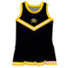 Northern Kentucky Norse Vive La Fete Game Day Black Sleeveless Cheerleader Dress