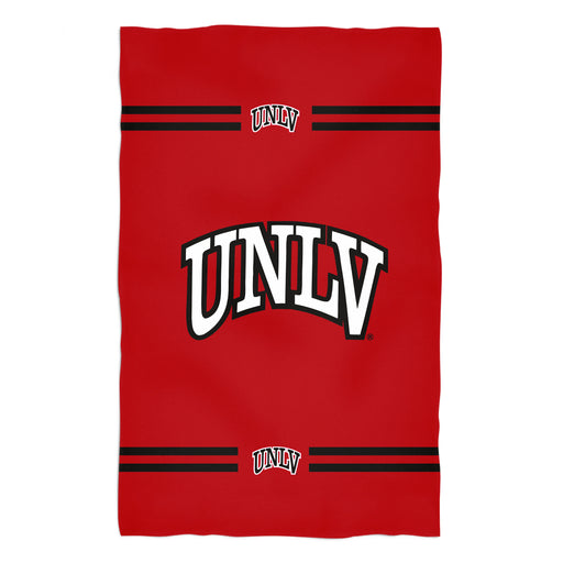 Nevada Las Vegas Rebels Vive La Fete Game Day Absorvent Premium Red Beach Bath Towel 51 x 32" Logo and Stripes" - Vive La Fête - Online Apparel Store